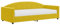 Willood, Sofabetten, Bettgestelle, Tagesbetten, 2-in-23 Sofabetten, Samtbettgestelle,Gelb,90 x 200 cm,mit Matratze