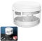 Guador Scatola Per Protesi Dentiera Storage Box Contenitore Bagno per Protesi Cestello Portaspazzolino per Protesi Scatola Per La Conservazione Della Protesi con Spazzola di Pulizia (Bianco)