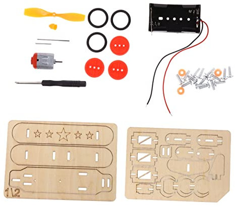 TEHAUX Model Planes Kits Diy Wooden Glide Aircraft Model Educational Science Kit for Model Plane Battery Not Included for Stem Learning and Creative Play Gliders