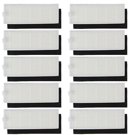 HKIEYDk Filtri HEPA compatibili con ILIFE A4 A4S A6 A40 Robot Aspirapolvere Parti Filtri Spugna Filtri di Ricambio Accessori in Cotone (6 Pezzi)(10pcs)