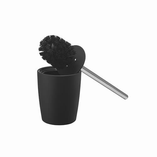 blomus WC-Bürste -AVA- | Farbe Black | Material: Kunststoff, Edelstahl, Silikon | Maße: Ø 11 cm, H 39,5 cm | Design: Nadine Kümmel