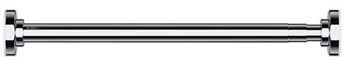 Teleskopstange zum Klemmen aus Edelstahl 304, Verstellbar von 20 bis 240 Cm, Bohrfrei, mit Rutschfesten Silikonenden, für Fenster, Badezimmer und Abstellraum(20-30cm/8-12in)