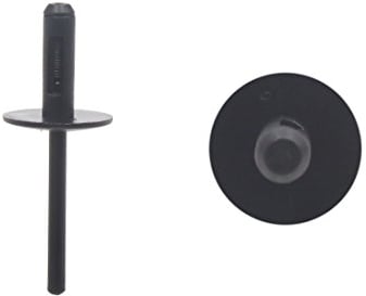 sourcing map 50stk.6mm Loch Dmr Plastik Nieten Tür Stoßfänger Auto Verschlussclip Kunststoffnieten Türstoßstange Kotflügel Autobefestigungsclip für BMW