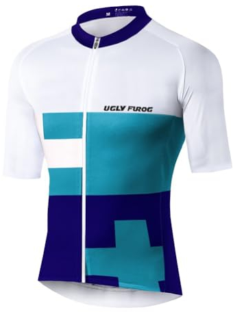 UGLY FROG Stoff-Upgrade – Milchfaser Bike Wear MTB Rennrad Radsport Bekleidung Herren Radfahren Jersey Männer Mountainbike Trikot Full Zip Fahrrad Shirt Laufende Top Road MTB Kleidung