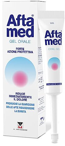 Aftamed Gel indicato per Afte, Stomatiti Aftose, Lesioni del cavo orale - Tubetto da 15ml