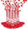 Party Factory 5er Set Party Popper, 40 cm, Rote Rosen Konfetti, bis 8 m Effekthöhe, Konfettiregen für Hochzeit, Valentinstag oder Junggesellenabschied