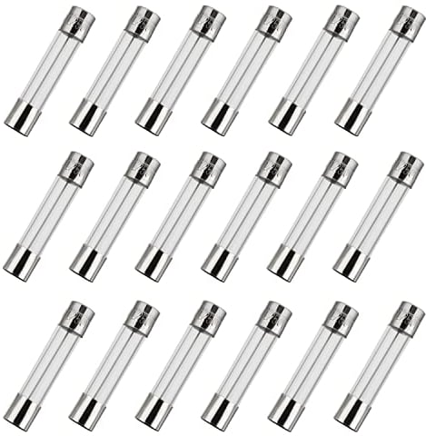 BOJACK 6x30 mm 7 A 250 V 0,24 x 1,18 Zoll F7AL250V 7 Ampere 250 Volt Fast-Blow Glas sicherungen (Packung mit 18 Stück)
