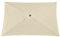 Earnmore Toldo Rectangular de Repuesto para sombrilla de Patio, 6.6 x 9.8 pies, Cubierta voladiza para jardín, Playa, césped (Beige)