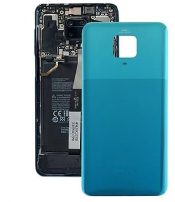 Genérico Tapa DE LA BATERIA para XIAOMI REDMI Note 9 Pro Verde Tropical Trasera Cubierta