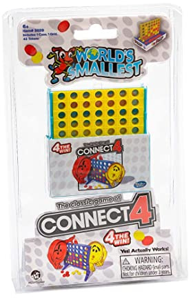 World's Smallest Connect 4 board-games for Ages 6 and up