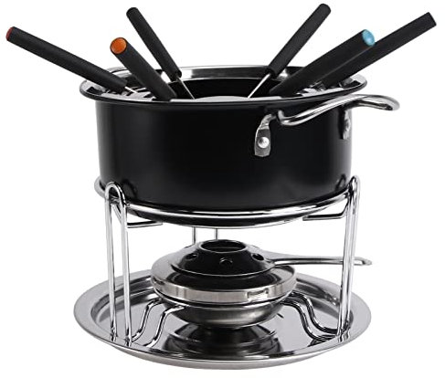 Holibanna 1 Juego Bote de Chocolate Accesorios cocinita derretidor de Chocolate máquina de Fuente de Chocolate Utensilios de Cocina para Acampar Platos de frotamiento Mini Calentador cámping