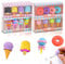 Kreatives Radiergummi, 16 Stücke Neuheit Kinder Radiergummi Radiergummi für Kinder Lovely Cartoon Radiergummi Radiergummi Set, Für Kinder Studenten Schulbedarf Schreibwaren