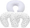 amo nenes Nursing Pillow with 2 Pillow Covers Removable-Washable Inner Filling Cotton Blend Fiber Multifunctional Breastfeeding Pillows