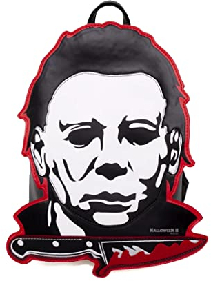 Rock Rebel Halloween II Michael Myers Maske Blutiges Messer Mini Rucksack, Mehrfarbig, Mini, Horror Mini Rucksack