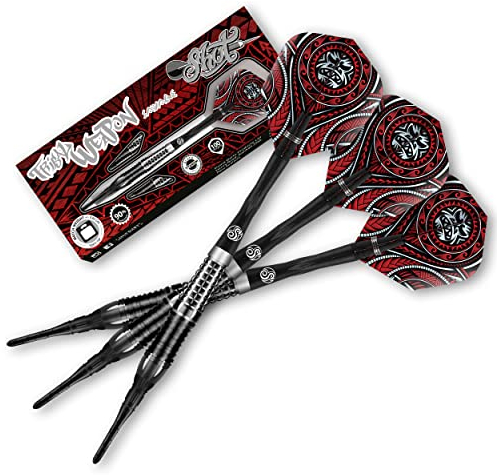 Shot! Soft Darts Tribal Weapon Savage 90% Tungsten Softtip Darts Softdart Dartpfeile Set (20 Gramm)
