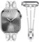 Fullife Metall Armband Kompatibel mit Apple Watch 42mm(Serie 10) 41mm 40mm 38mm Damen,Bling Glitzer Edelstahlarmband Kompatibel mit iWatch Series 10/9/8/7/6/SE/5/4/3/2/1,Silber
