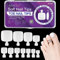 AIMEILI 550 Stück Zehennägel Zum Aufkleben Weiß Full Cover Toe Tips Künstliche Zehennägel Weiß Fußnägel Tips False Toe Nails mit Aufbewahrungsbox