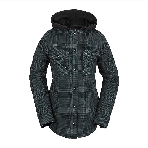 VOLCOM Flannel Insulated Veste, Bleu, M Mixte