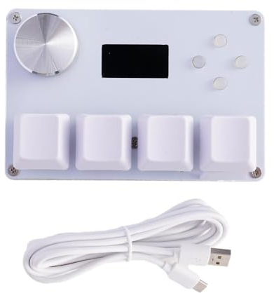 Jkapagzy SayoDevice OSU O3C Rapid Trigger Hall Switches Wooting Magnetic White Switches Knob Screen Keyboard Paste Copy And Shotcut With