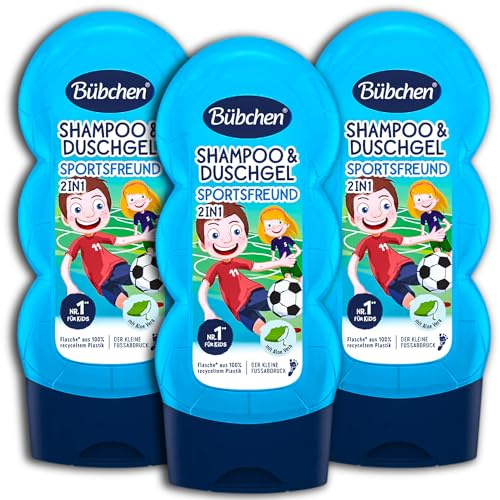 3 er Pack Bübchen Kinder Shampoo & Duschgel 2in1 Sportsfreund 3 x 230ml