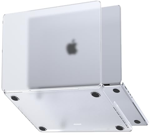 Soonjet Hülle für MacBook Pro 16 Zoll (2025–2021, M4/M3/M2/M1 Pro/Max) – Schlankes Hartschalen-Case, Schutz wie eine zweite Haut, matt, transparent