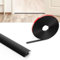 Flintronic Übergangsprofil Selbstklebend, 3m x 3.5cm PVC Boden-Leiste, Übergangsleiste Boden, Übergangsschiene ohne Bohren, Abdeckleiste für Fliesen, Holz, Laminat, Höhenausgleich 10mm(Schwarz)