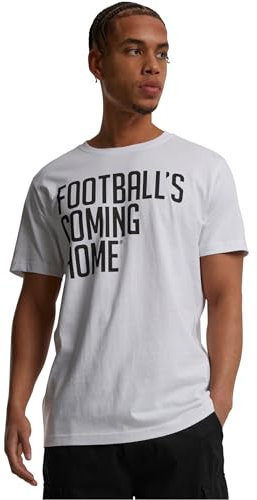 MERCHCODE Herren T-Shirt Footballs Coming Home Logo Tee, Regular Fit, Baumwolle 100%, XL