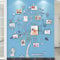 Purekay Grande 3D Albero Adesivo da Parete, DIY Cornici per Foto Adesivi Muro Murali Wall Stickers per Camera da Letto Soggiorno Ufficio Divano TV Decorazione Cucina (Argento Specchio, XL)