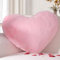 Yhoelata Cuscino Cuore, Rosa Chiaro Cuscino a Forma di Cuore, Peluche Cuore Cuscini Decorativi, Grande Cuscini per Divano, Cuscini Bambini Cuscino Letto, 37 * 47cm