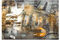 KunstLoft Tapete 'Berlin - Collage (orangene)' 100x70cm Fototapete modern