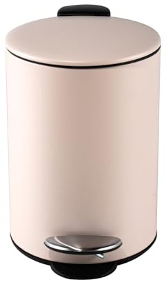 HTI living Kosmetikeimer Jannik 3 Liter Rosa Mülleimer Treteimer Edelstahl
