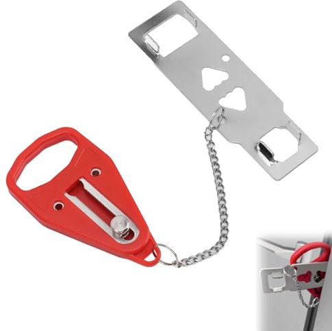 Portable Door Lock – Anti-Theft Travel Lock for Extra Security in Hotels, Apartments & Homes – Easy to Install, Lightweight & Durable Safety