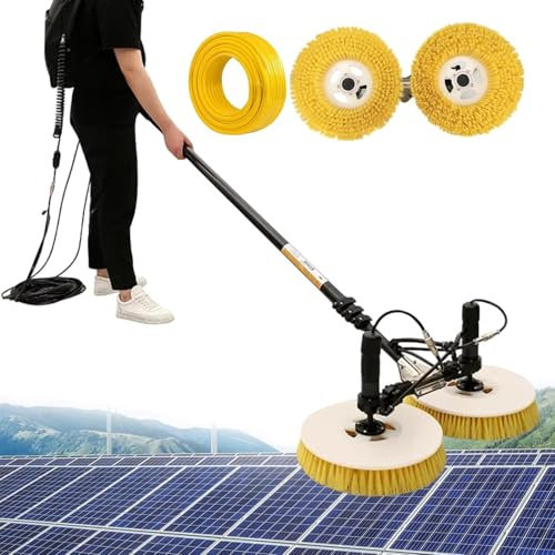 Brosse Rotative De Nettoyage De Panneaux Solaires, 7.5M Machine De Nettoyage De Lavage De Panneau PV, Nettoyage De Composants De Panneaux De Production D'énergie