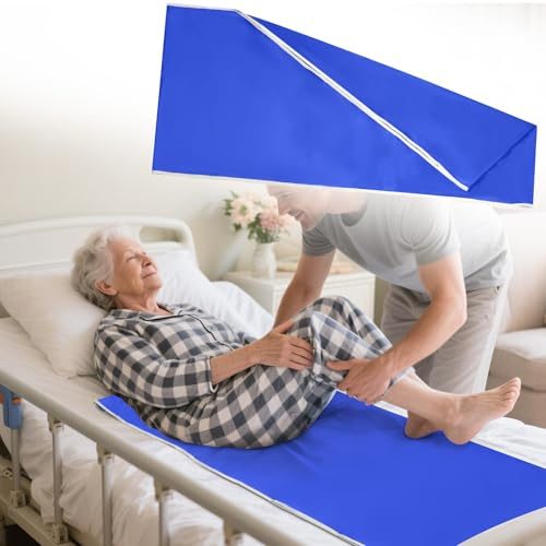 BREENHILL Feuille de toboggan tubulaire, tissu coulissant pour transfert de lit/transfert de patient, tissu coulissant pour tourner, déplacer et positionner les personnes âgées pour hôpitaux, maison