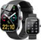 Smartwatch Herren Damen mit Telefonfunktion, 1.91 Fitnessuhr Damen, 100+Sportmodi IP68 Wasserdicht Sportuhr, Smart Watch mit Schrittzähler, Herzfrequenz, SpO2, Schlafmonitor, Uhren für iOS Android