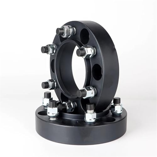 Spurverbreiterungen Kompatibel mit Ford für Ranger 2-teilig PCD 6 x 139,7 CB 93,1mm M12 x 1,5 Spurverbreiterung Adapter 6 Ösen modifiziert verbreiterte Radnabendichtungen(35mm)