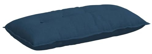 vidaXL Rückenkissen Blau 100 x 19 x 50 cm Stoff