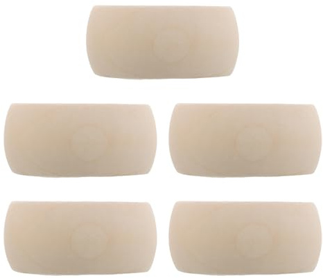 5 Stück Natürliche Holzarmreifen für Selbstgemacht Armbänder Bastelarbeiten | Runde Rohlinge, Beige, für Kunsthandwerk und Schmuckbasteln, Bastelring Holz