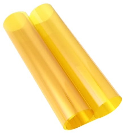 SOLUSTRE Farbfilm Lichtkorrekturfolie für LED und Blitzlicht Transparente Gelbe Folie mit Hoher Lichtdurchlässigkeit 30cm X 100cm Theater und Filmbeleuchtung