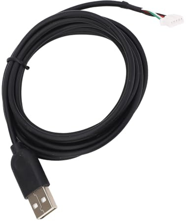 Depisuta MX518 Game Mouse USB-Mauskabel-Ersatz, 2 Meter Kabel für Stabile Leistung, Einfach zu Bedienen, Perfekt für Gaming-Enthusiasten