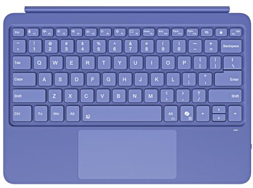 Wireless Bluetooth Backlit Keyboard with Trackpad Mouse for Microsoft Surface Pro 12 inch (2025)