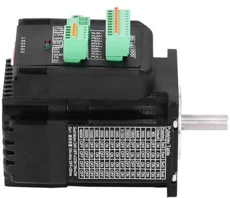 Hyuduo 1,5 N Schrittmotor, CNC-Schrittmotor JSS57P1,5 N DC24-50 V, Hohe Geschwindigkeit, Große Torsion für Fräsmaschine, Graveur, 3D-Drucker, Industrielle Automatisierung