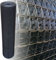 Garmix Volierendraht Maschendraht 4-Eck Drahtgitter Drahtzaun Schwarz 19x19mm (100cm x 25m 1,45mm)