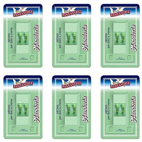 6x Paneangeli aroma mandorla Mandel aroma für Kuchen & Cremes 2x 2ml