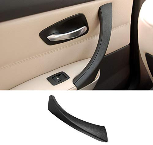 Jaronx Left Side Door Handles Outer Cover for BMW 3 Series E90/E91, Left Rear Door Handle Clasp Interior Door Trim Covers (Fits:BMW 325 328 330 335 2006-2011)(Black)