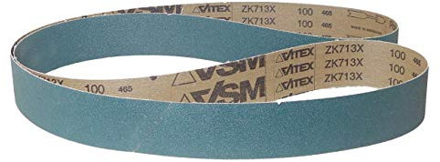 VSM ZK713X - Nastro abrasivo per affilacoltelli | 50 x 2000 mm | tutti i produttori, qualità e grana a scelta | grana P60