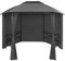 vidaXL Chapiteau Tente de Jardin avec Rideaux Tente de Réception Tente de Terrasse Imperméable Tente de Fête Tonnelle de Jardin Pavillon