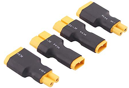 OliRC 4 St. XT30 XT-30 zu XT60 XT-60 Männlichen Weiblich RC Verbinder Adapter(C83-4)