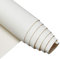 BENECREAT 33x140cm cremeweiß Faux PU Leder Panel Litchi Stoff Canvas Rückseite für Tasche, Hut, Schmuck, Haarhandwerk, Nähen und Dekoration