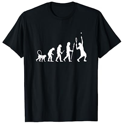 Divertente evoluzione del tennis Maglietta